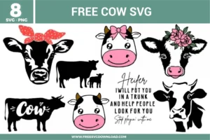 Cow Free SVG Files