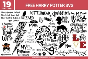 Harry Potter Free SVG Files