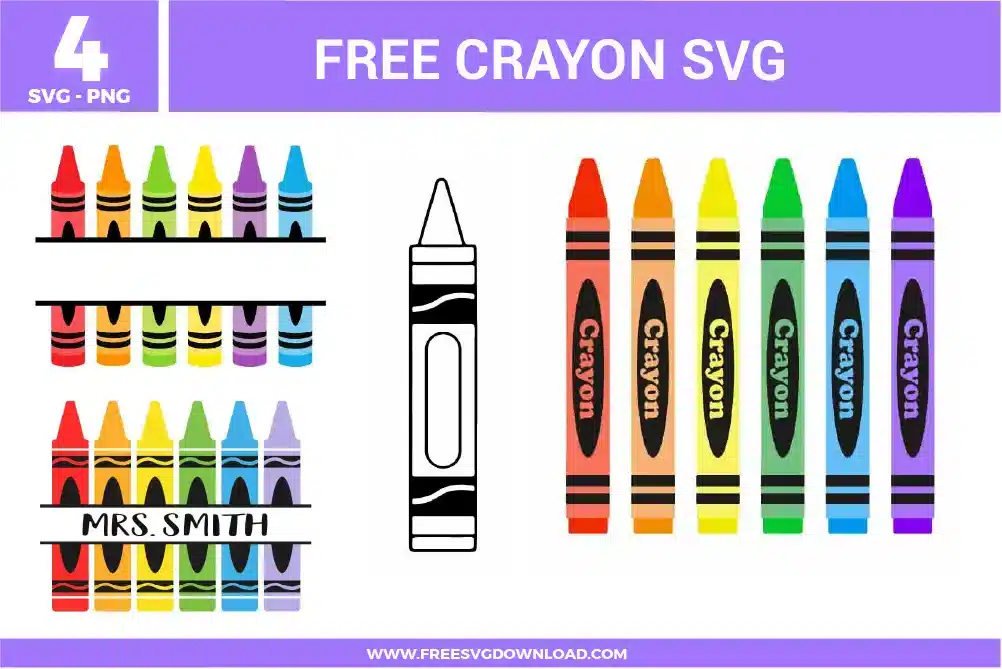 Crayon Free SVG Files
