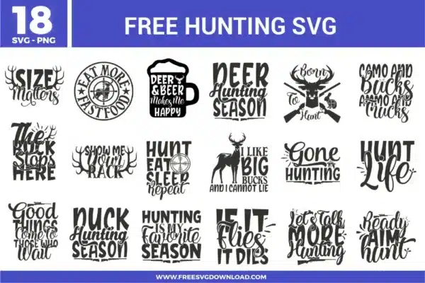 Hunting Free SVG Files