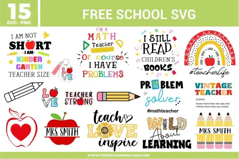 School Free SVG Files | Free SVG Download