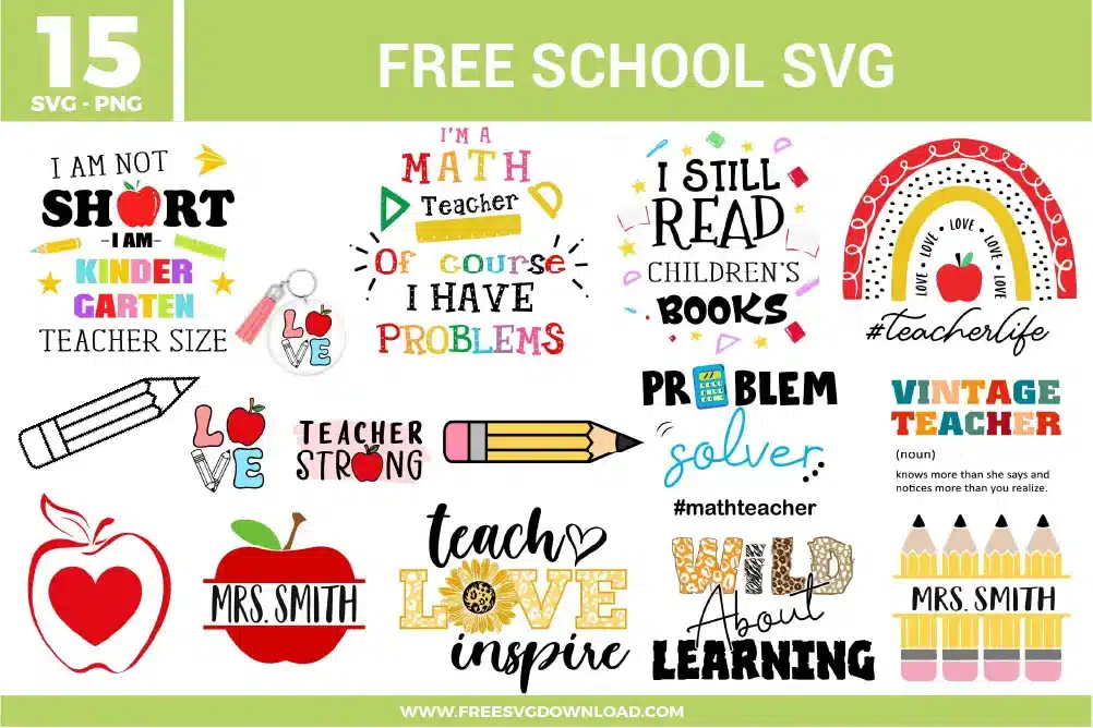 School Free SVG Files
