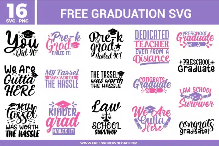 Graduation Free SVG Files