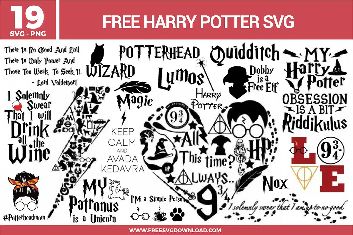 Harry Potter Free SVG Files