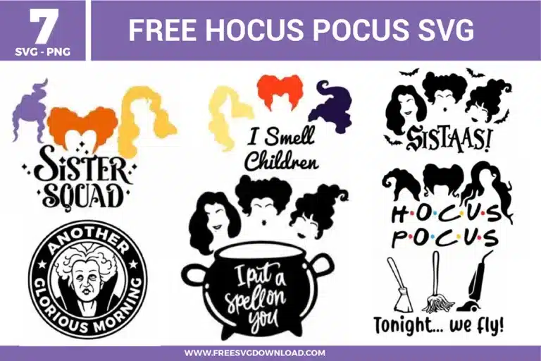 Hocus Pocus Free SVG Files