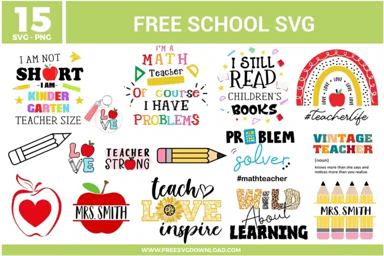 School Free SVG Files