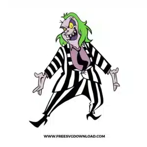 Beetlejuice Cartoon Free SVG File