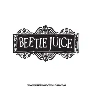Beetlejuice Logo Free SVG File