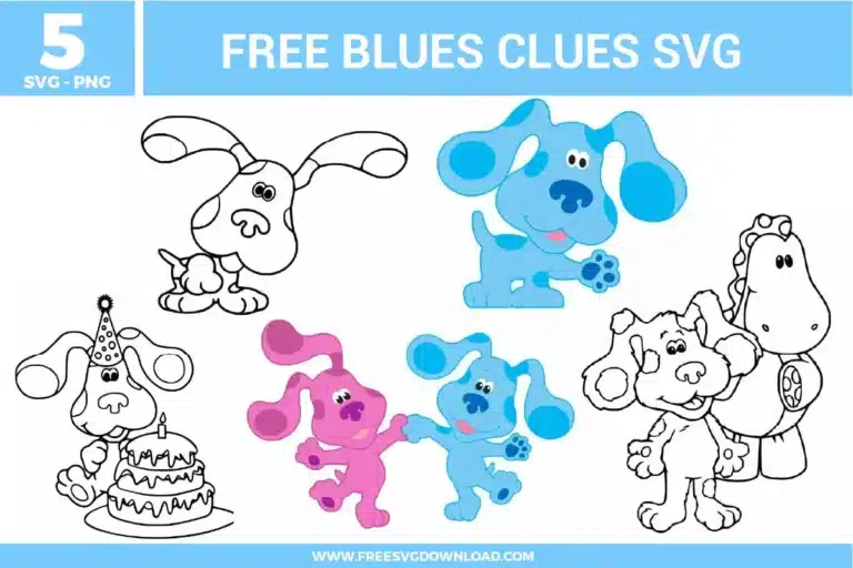 Blues Clues Free SVG Files