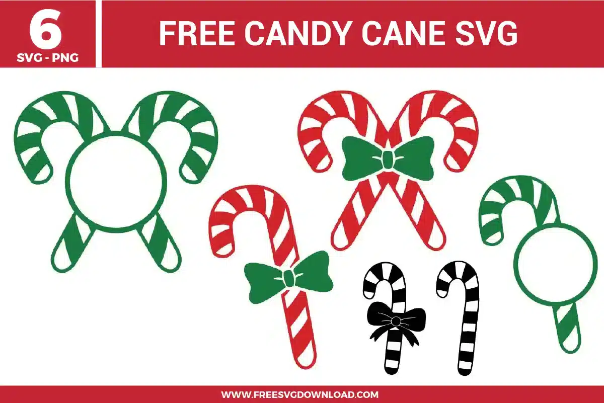Candy Cane Free SVG Files