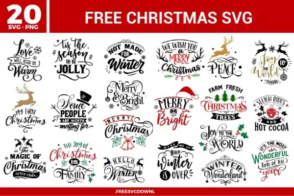 Christmas Free SVG Files