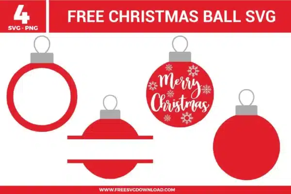Christmas Ball Free SVG Files