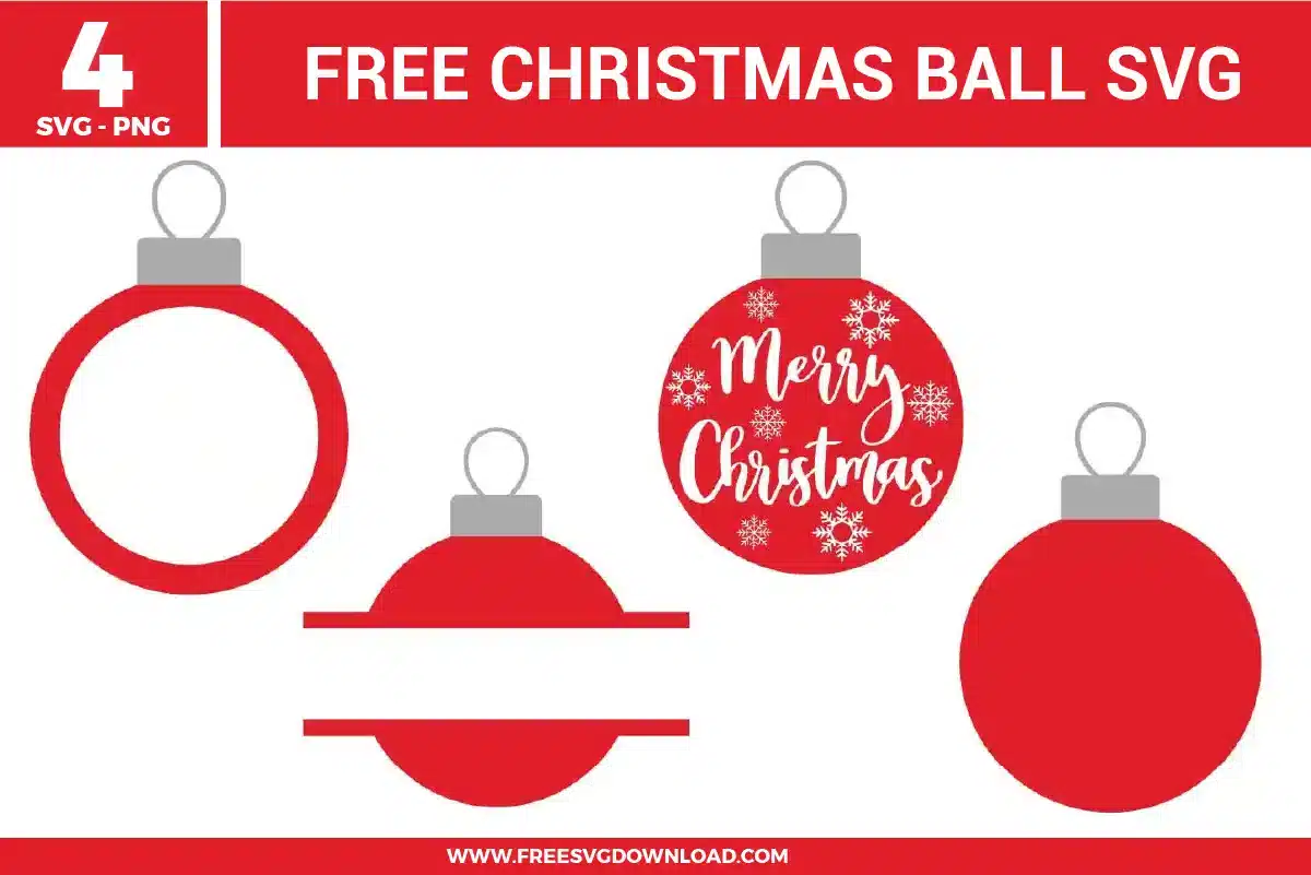 Christmas Ball Free SVG Files