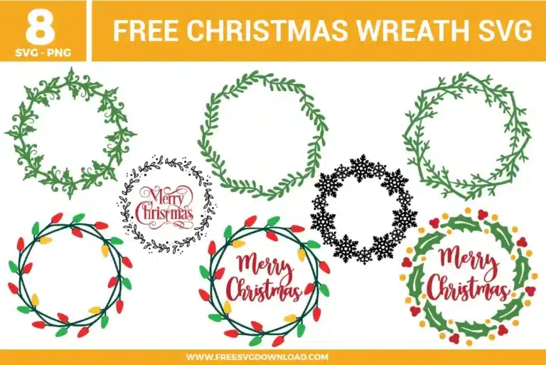 Christmas Wreath Free SVG Files