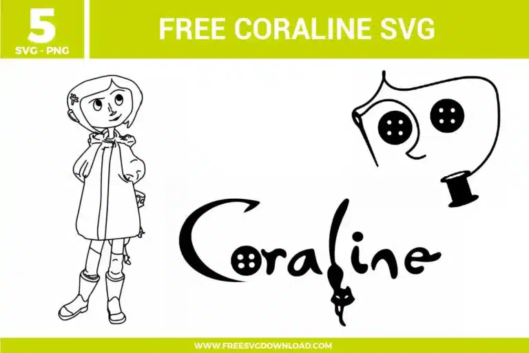 Coraline Free SVG Files