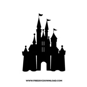 Disney Castle Free SVG File