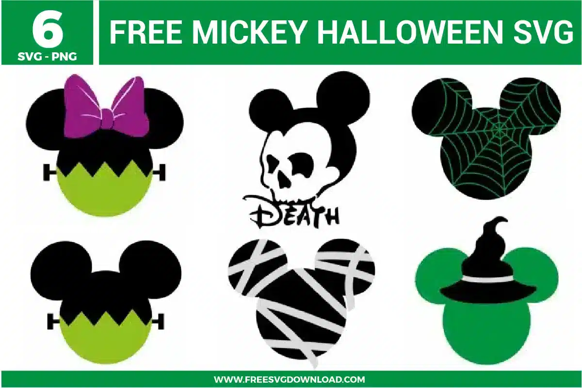 Mickey Halloween Free SVG Files