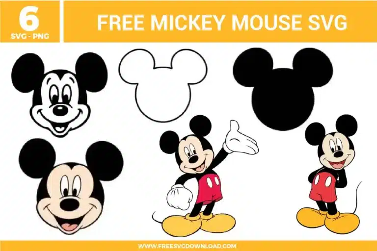 Mickey Mouse Free SVG Files