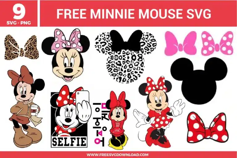 Minnie Mouse Free SVG Files
