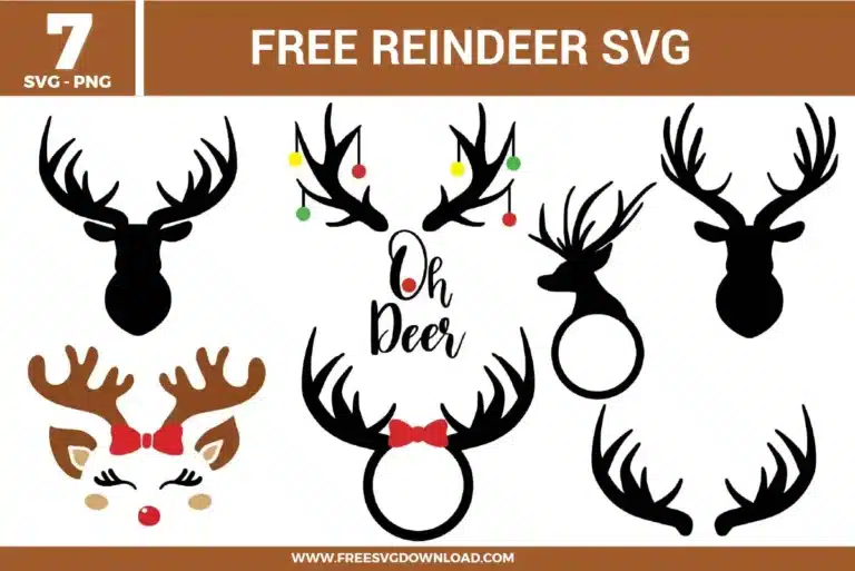 Reindeer Free SVG Files