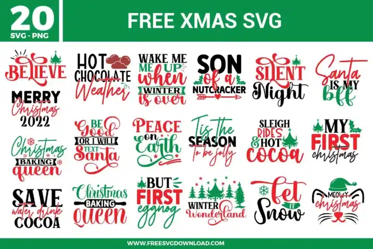 Xmas Free SVG Files