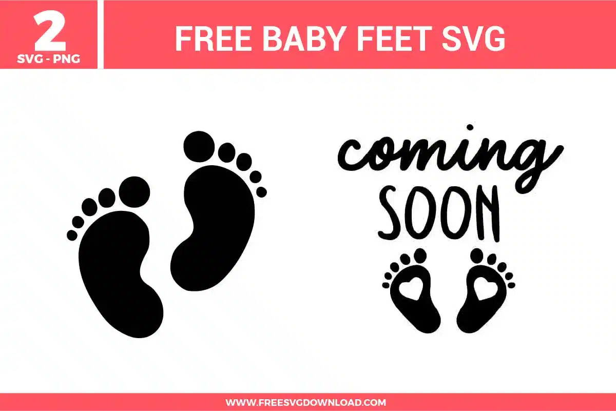 Baby Feet Free SVG Files