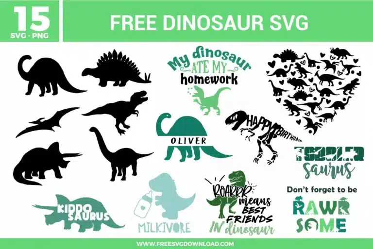 Dinosaur Free SVG Files