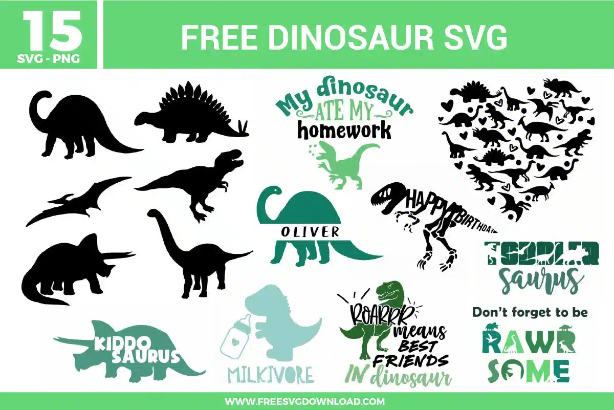 Dinosaur Free SVG Files