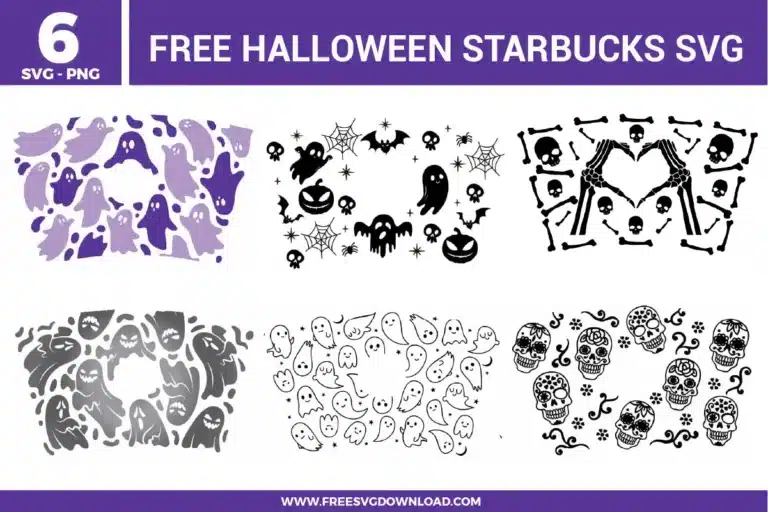 Halloween Starbucks Free SVG Files