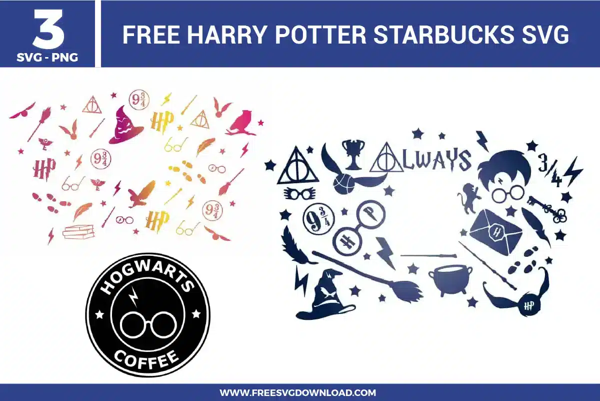 Harry Potter Starbucks Free SVG Files