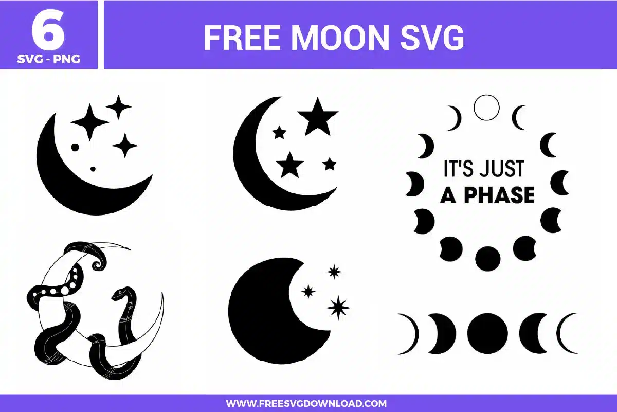 Moon Free SVG Files