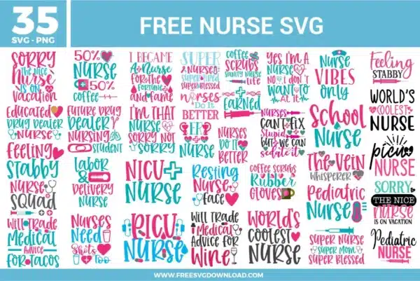 Nurse Free SVG Files