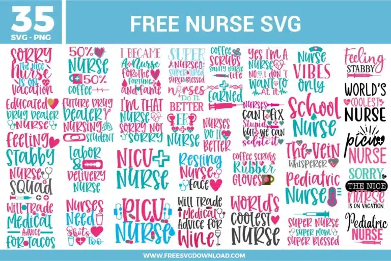 Nurse Free SVG Files