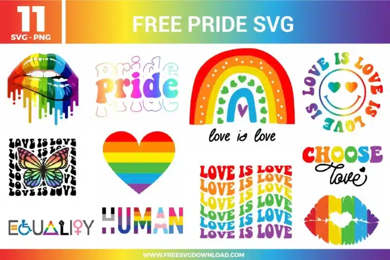 Pride Free SVG Files