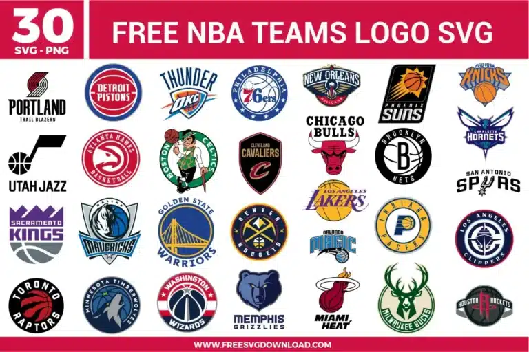NBA Teams Logo Free SVG Files