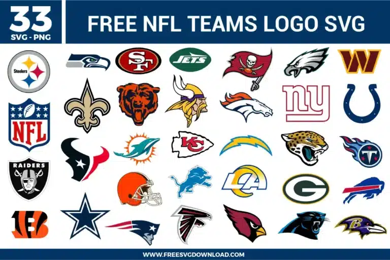 NFL Teams Logo Free SVG Files