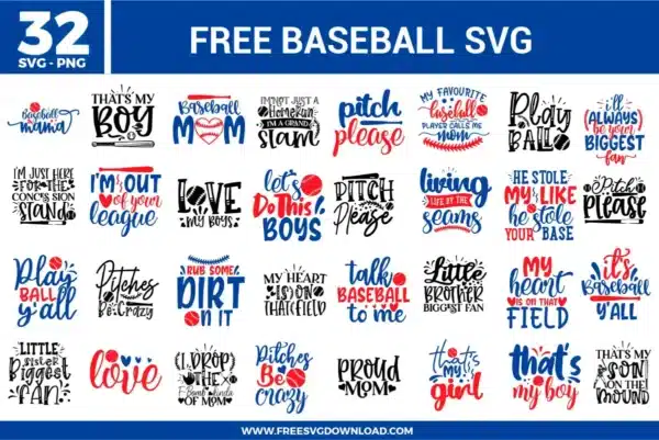Baseball Free SVG Files