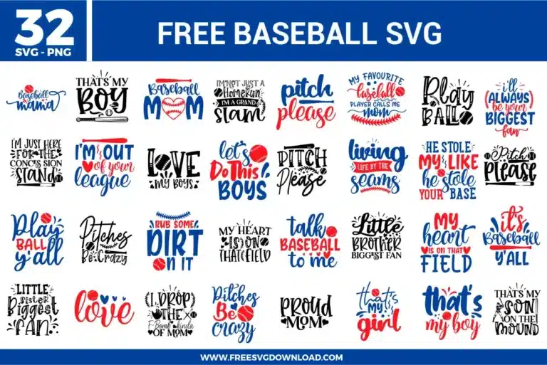 Baseball Free SVG Files