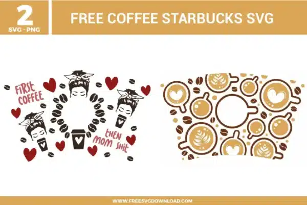 Coffee Starbucks Free SVG Files