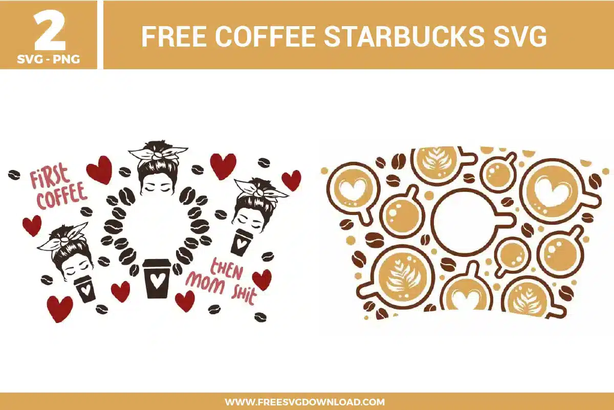 Coffee Starbucks Free SVG Files