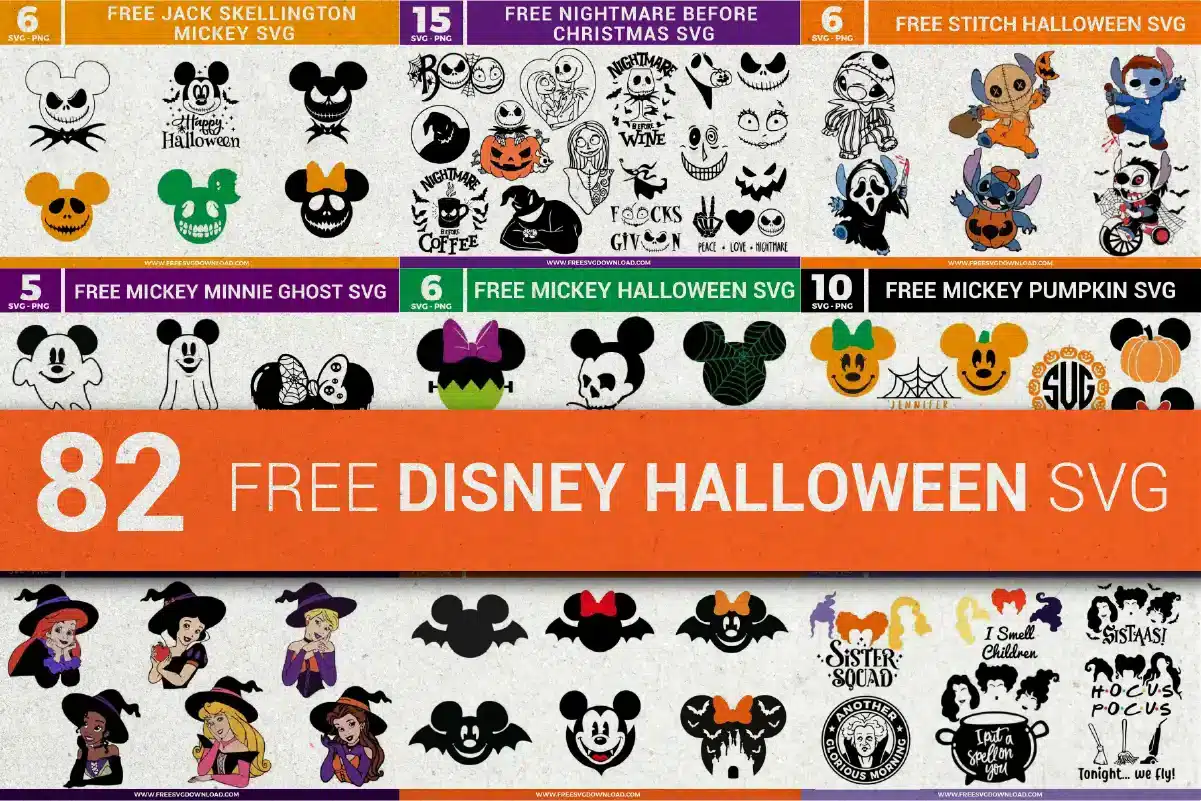 Free Disney Halloween SVG