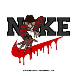 Freddy Kruger Nike Free SVG File