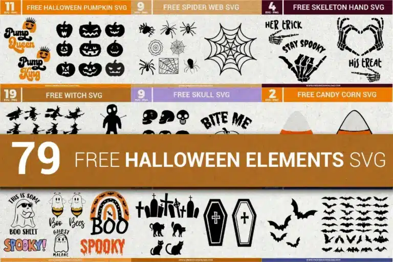 Free Halloween Elements SVG