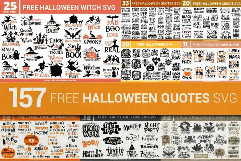 Free Halloween Quotes SVG