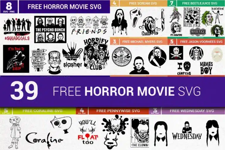 Free Horror Movie SVG