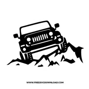 Jeep Offroad Free SVG File