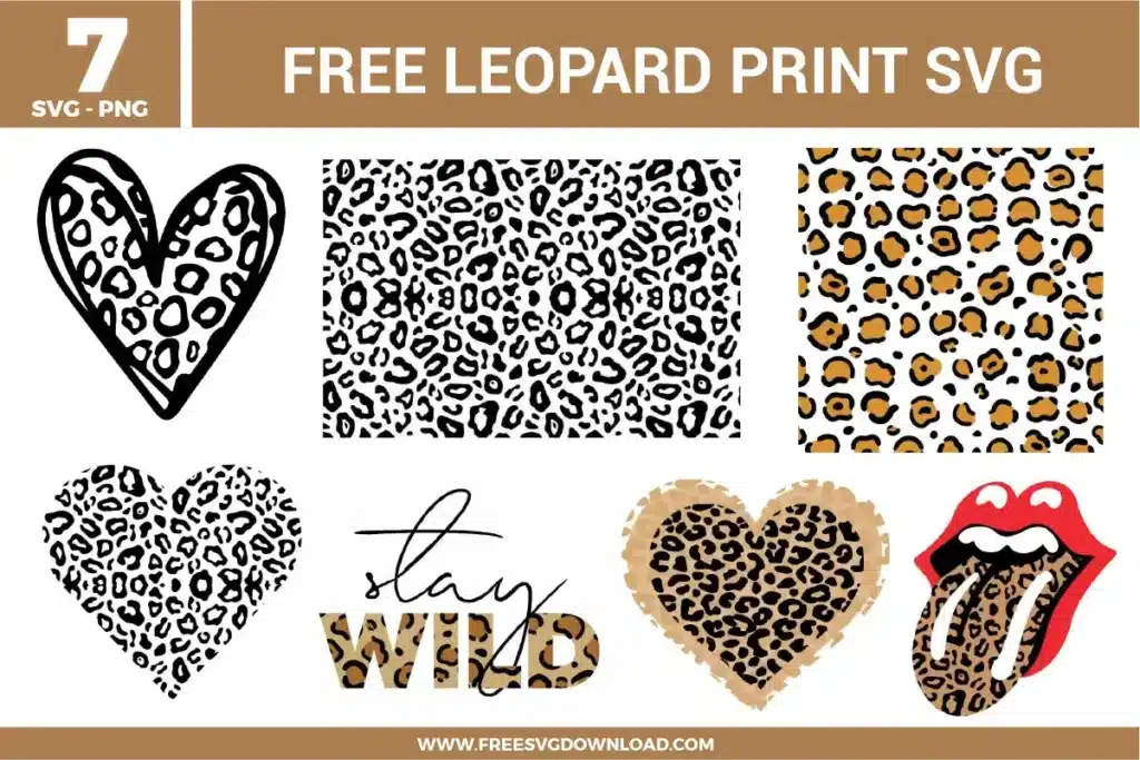 Leopard Print Free SVG Files