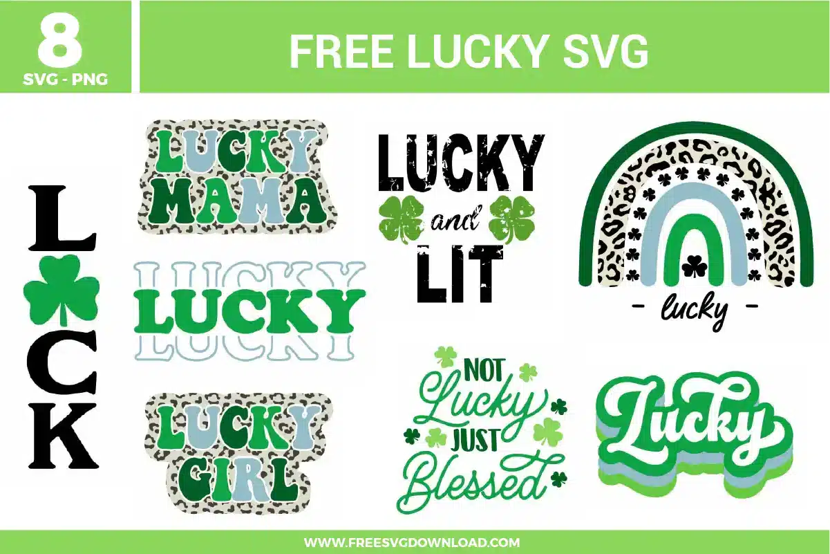 Lucky Free SVG Files