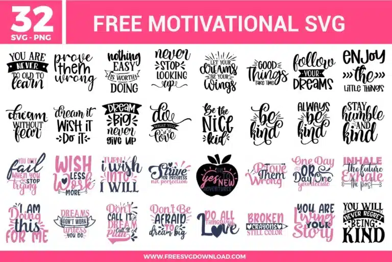 Motivational Free SVG Files