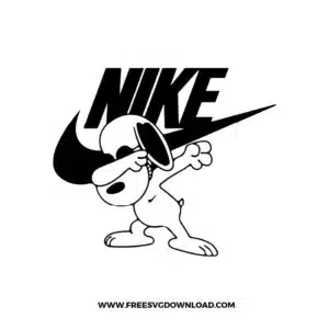 Snoopy Nike Free SVG File